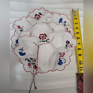 Hungarian fabric bread warmer or basket